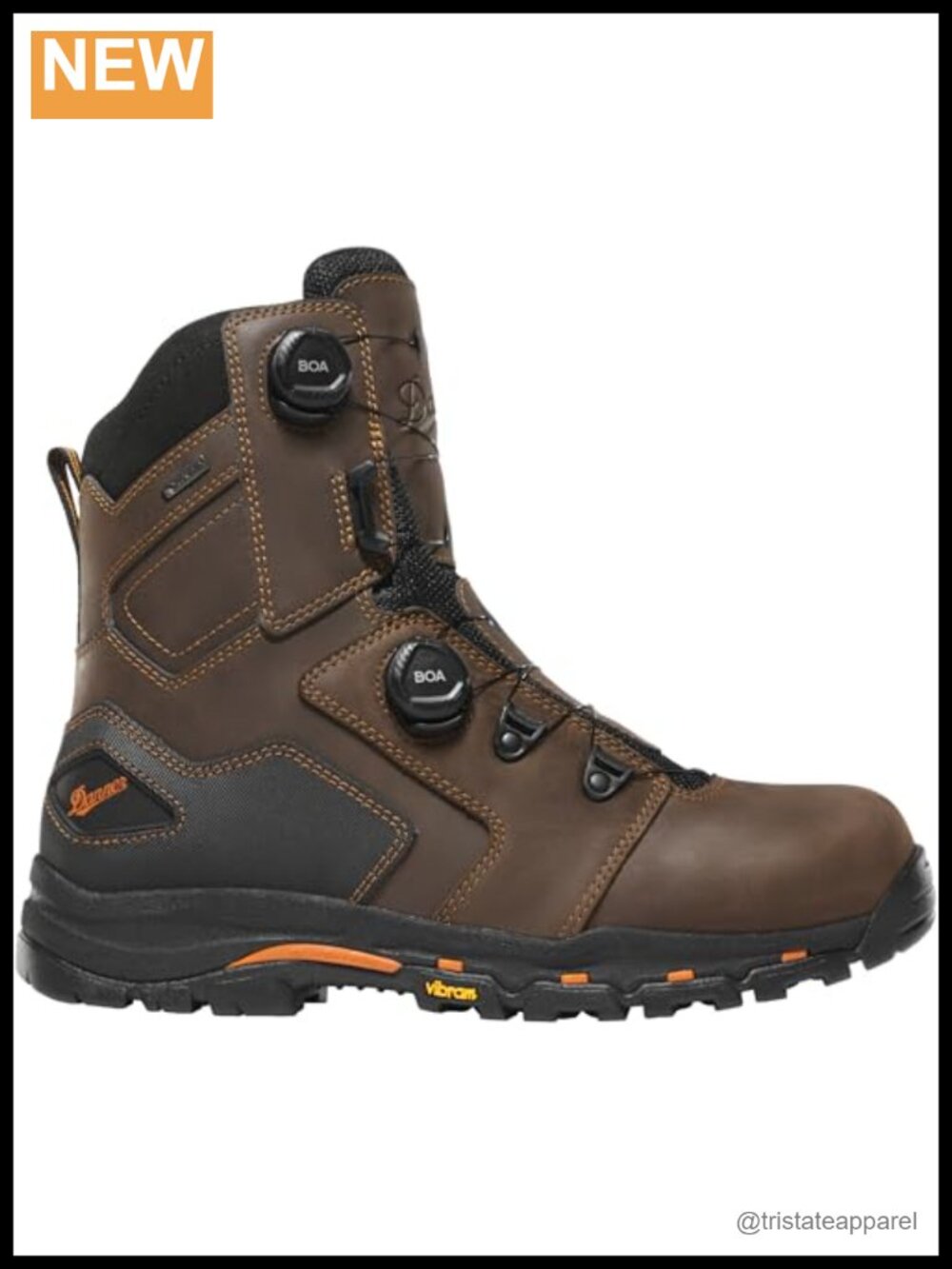 Danner Vicious BOA 8" Work Boots Composite Toe Waterproof EH Gore-Tex Vibram